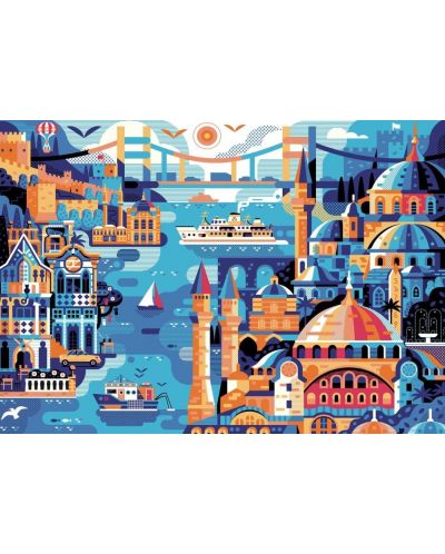 Пъзел Nova puzzle от 1000 части - Истанбул - 2